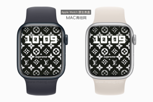 LV系列 全屏标志黑色 Apple Watch景深原生人像表盘.watchface