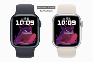 宝可梦耿火吐舌头 Apple Watch景深原生人像表盘.watchface