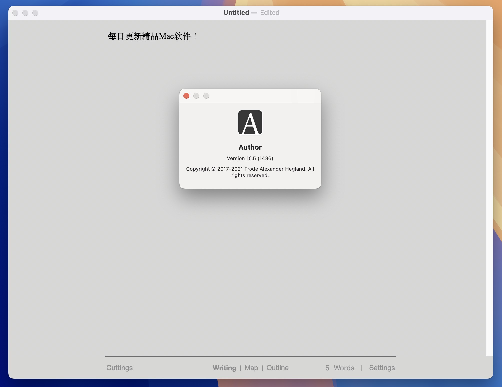 Author for Mac v10.5 Markdown文本编辑器 激活版 -2