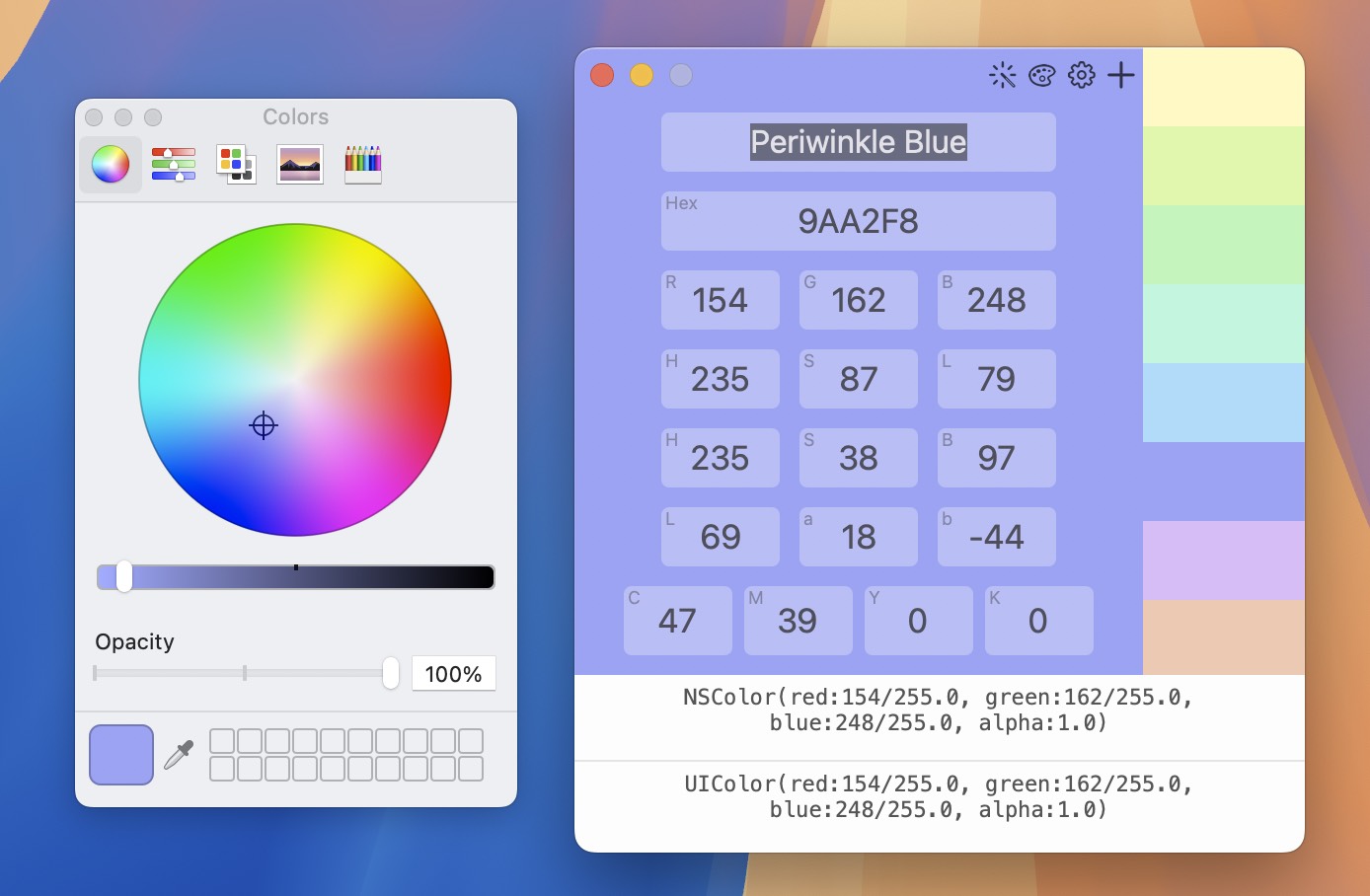 ColorWell for Mac v7.5.3 Web颜色代码的取色工具 激活版 -2