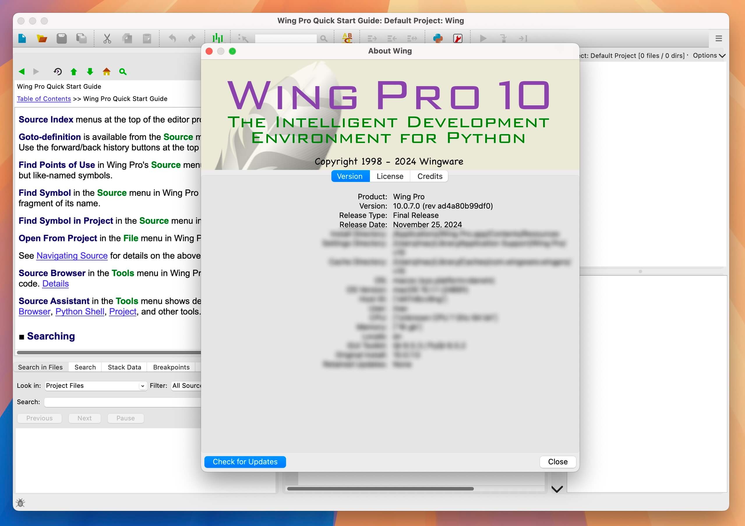 Wing Pro 10 for Mac v10.0.7 专业Python集成开发工具 激活版 -2