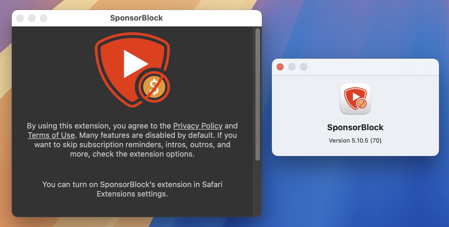 SponsorBlock for Mac v5.10.5 YouTube广告过滤工具 激活版 -2